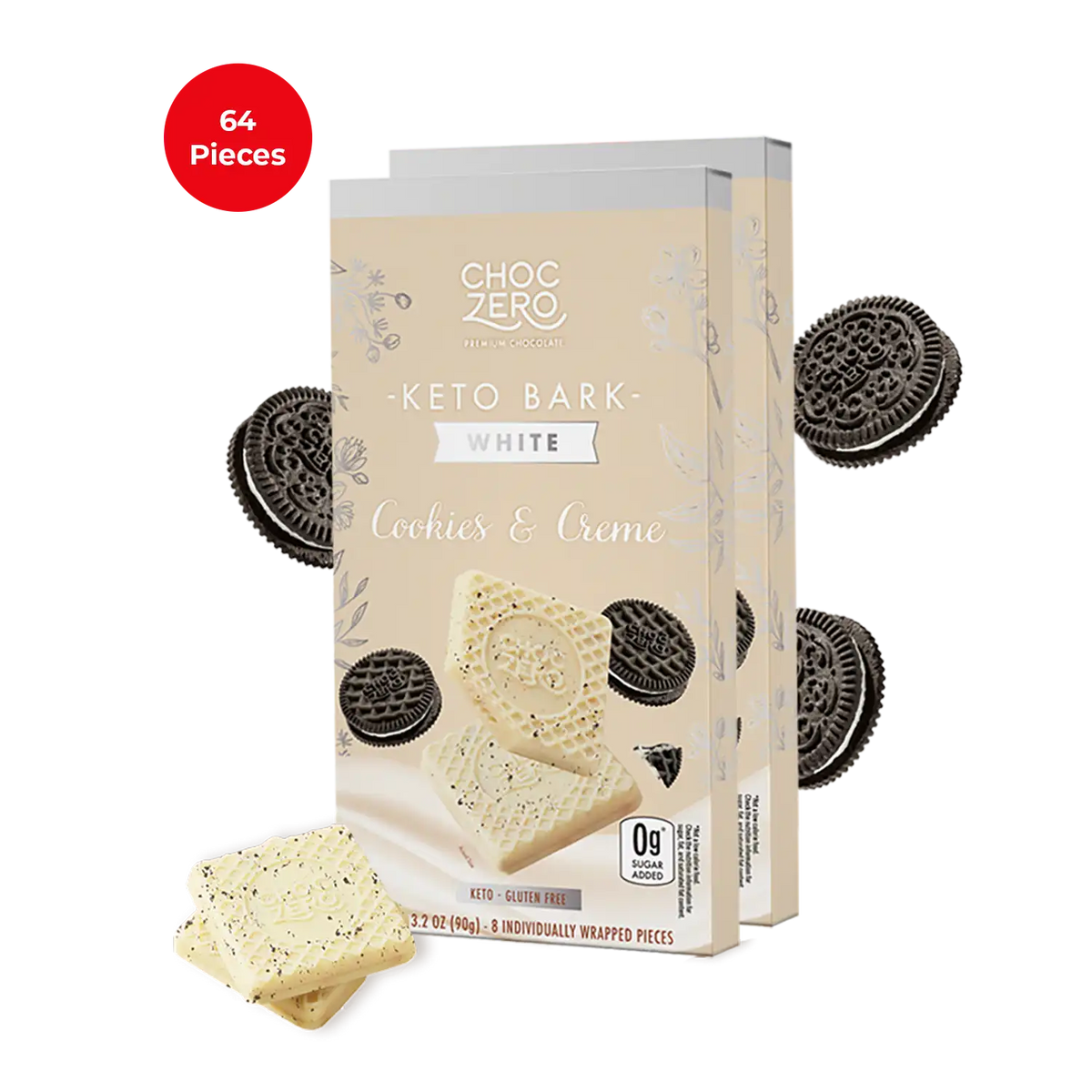 White Chocolate Cookies & Creme Keto Bark