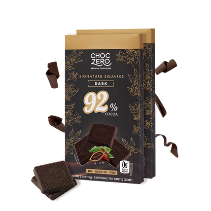 92% Dark Chocolate Squares