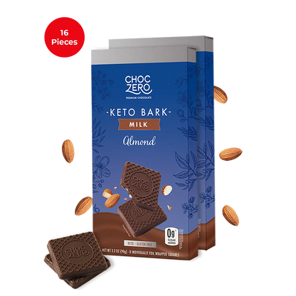 Milk Chocolate Almond Keto Bark